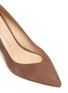 Detail View - Click To Enlarge - STUART WEITZMAN - Anny' Sweetheart Vamp Suede Pumps