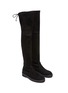 Detail View - Click To Enlarge - STUART WEITZMAN - Lowland Lift' Thigh-high Flatform Suede Boots