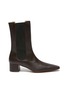 Main View - Click To Enlarge - NANUSHKA - 'Vika' Square Toe Heeled Vegan Leather Ankle Boots