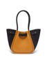 Main View - Click To Enlarge - PROENZA SCHOULER - Felt Panelled Ruched Strap Large Leather Tote Bag
