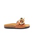 Main View - Click To Enlarge - JW ANDERSON - Chain Calf Leather Slides