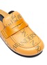 JW ANDERSON - Printed Logo Calf Leather Slip On Loafers