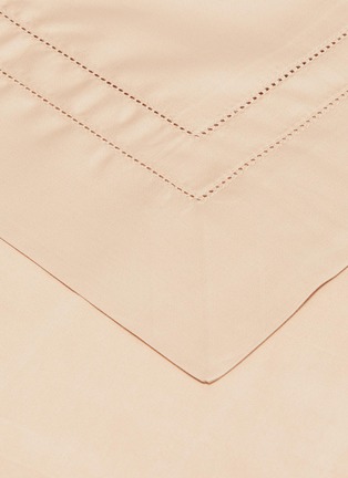 Detail View - Click To Enlarge - FRETTE - Doppio Ajour King Size Duvet Set – Powder Pink