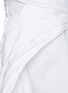 Detail View - Click To Enlarge - ALEXANDER WANG - Wrap Front Off Shoulder Shirt Dress