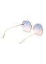 Figure View - Click To Enlarge - FOR ART'S SAKE - 'Dazzle' Stone and Faux Pearl Embellished Round Metal Frame Sunglasses
