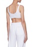 T BY ALEXANDER WANG - All over Logo Jacquard Scallop Edge Sports Bra
