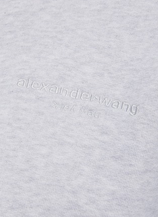  - T BY ALEXANDER WANG - Zip Up Slim Waist Cotton Sweatshirt