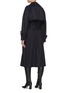 Back View - Click To Enlarge - VICTORIA BECKHAM - Funnel Collar Trench Coat
