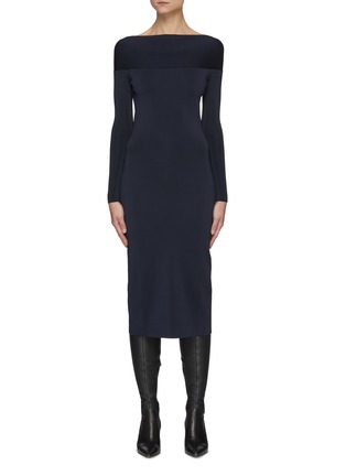 Main View - Click To Enlarge - VICTORIA BECKHAM - Scoop Back Knit Dress