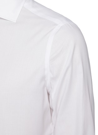  - ISAIA - Spread Collar Cotton Shirt