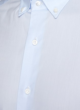  - ISAIA - Colid Cotton Milano Spread Collar Long Sleeve Shirt