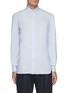 Main View - Click To Enlarge - ISAIA - Colid Cotton Milano Spread Collar Long Sleeve Shirt