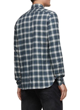 Back View - Click To Enlarge - ISAIA - Monza' Plaid Flannel Shirt
