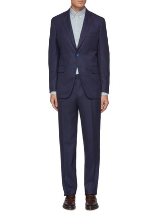 Main View - Click To Enlarge - ISAIA - 'Gregory' Notch Lapel Wool Silk Blend Suit