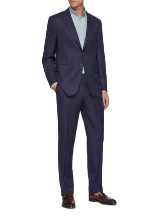 Figure View - Click To Enlarge - ISAIA - 'Gregory' Notch Lapel Wool Silk Blend Suit