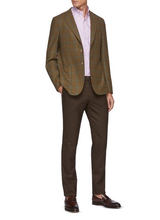 Figure View - Click To Enlarge - ISAIA - Plain Cotton Oxford Shirt