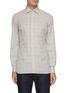 Main View - Click To Enlarge - ISAIA - Cotton Check Long Sleeve Shirt