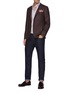 Figure View - Click To Enlarge - ISAIA - Single-breast Check Wool-silk Blend Tweed Blazer
