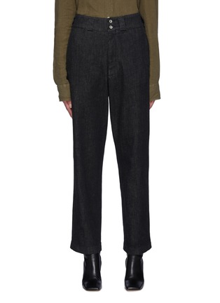 Main View - Click To Enlarge - BARENA - 'Robert Dedi' dual button straight fit jeans