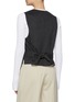 Back View - Click To Enlarge - BARENA - Romeo Filotto' Oversize Pinstripe Vest