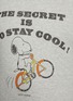  - SAINT LAURENT - Snoopy Print Crewneck Long Sleeved Cotton Blend Sweatshirt