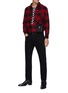 Figure View - Click To Enlarge - SAINT LAURENT - Checkerboard Mid Sleeves T-shirt