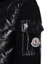  - MONCLER - Quilted Front Wool Knit Cardigan Jacket