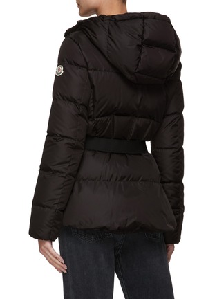 Back View - Click To Enlarge - MONCLER - CARDONCELLE' CLIP BUCKLE BELTED PUFFER JACKET
