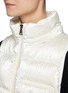 Detail View - Click To Enlarge - MONCLER - Diotis' Logo Patch Hooded Down Gilet