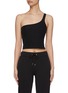 Main View - Click To Enlarge - BEYOND YOGA - 'One and Only' One-shoulder Crop Tank Top