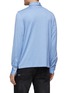 Back View - Click To Enlarge - ISAIA - Long Sleeve Cotton Silk Blend Polo Shirt