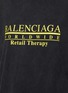  - BALENCIAGA - Retail Therapy' Print Vintage Wash Oversized Crewneck T-Shirt