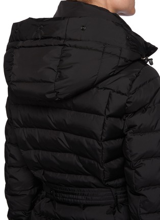 Detail View - Click To Enlarge - MONCLER - Tonal Fur Trim Beverly Belted Puffer Ski Jacket