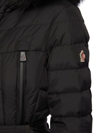  - MONCLER - Tonal Fur Trim Beverly Belted Puffer Ski Jacket