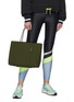 Figure View - Click To Enlarge - STATE OF ESCAPE - 'Flying Solo' sailing rope neoprene tote