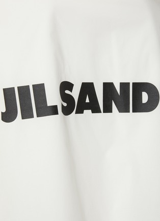  - JIL SANDER - Water-resistant Relaxed Hooded Logo Jacket