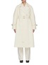 Main View - Click To Enlarge - JIL SANDER - Belted Double Breasted Cotton Trench Coat