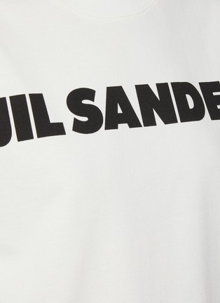  - JIL SANDER - Logo Print Crew Neck Boxy T-shirt