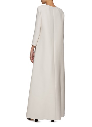 Back View - Click To Enlarge - THE ROW - CREW NECK MAXI FLARE DRESS