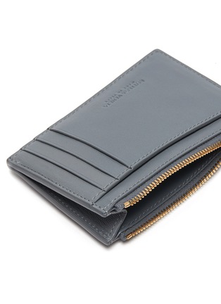 Detail View - Click To Enlarge - BOTTEGA VENETA - Cassette' intrecciato leather zipped card case