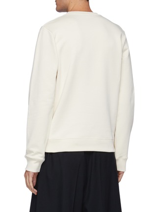 Back View - Click To Enlarge - LOEWE - Anagram Embroidered Cotton Fleece Sweatshirt