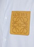  - LOEWE - Anagram Leather Patch Striped Cotton Shirt
