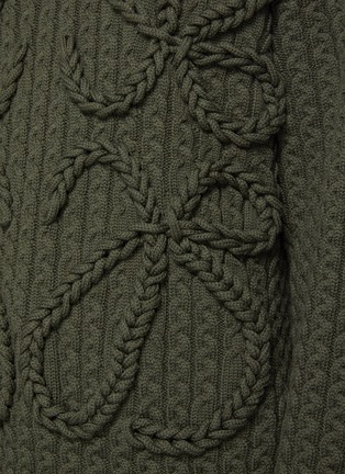  - LOEWE - Cable Anagram Wool Sweater