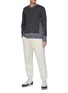 Figure View - Click To Enlarge - LOEWE - Anagram Embroidered Duo-tone V-neck Wool Sweater