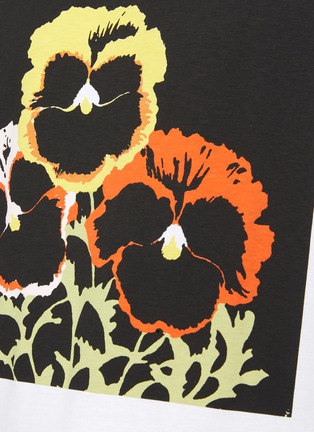  - LOEWE - Displaced Floral Print Cotton T-shirt