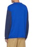 Back View - Click To Enlarge - LOEWE - Colourblock Drop Shoulder Wool Cashmere Blend Sweater