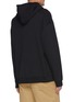 Back View - Click To Enlarge - LOEWE - Anagram Leather Patch Fleece Hoodie