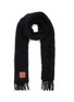 Main View - Click To Enlarge - LOEWE - Anagram Embossed Patch Mohair Wool Blend Scarf