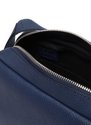 Detail View - Click To Enlarge - LOEWE - Top flap leather military messenger bag