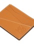 Detail View - Click To Enlarge - LOEWE - 'Puzzle' Anagram Embossed Contrast Stitch Leather Cardholder